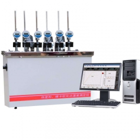 台式热变形维卡软化点温度试验仪测定仪带电脑6架XRW-300C系列